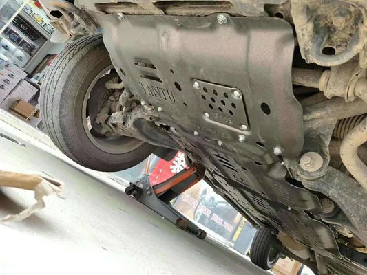 Conjunto de placas de deslizamiento de plata/negro para 18Toyota Tundra Transmisión del motor del radiador