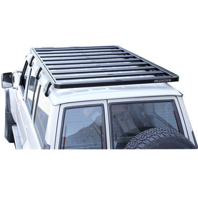 Fácil de instalar soporte de techo de aluminio plano para el sistema de barra transversal NISSAN Y60 2166 * 1320mm
