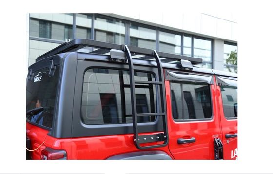 Adaptación personalizada 833 * 400 * 261 mm Escalera de aluminio para el techo de automóviles para 18-23 Wrangler Rubicon Jeep