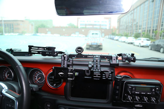 Porta pantalla giratoria pantalla de montaje giratorio soporte central consola soporte de teléfono móvil para automóviles para Jeep Wrangler