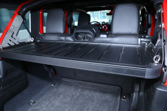 Estante de equipaje para el maletero de botas de aluminio de aleación de aluminio para JEEP Wrangler JL JK Diseño de puerta trasera