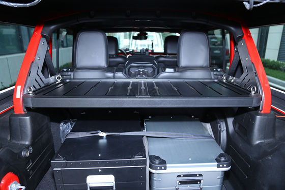 Estante de equipaje para el maletero de botas de aluminio de aleación de aluminio para JEEP Wrangler JL JK Diseño de puerta trasera