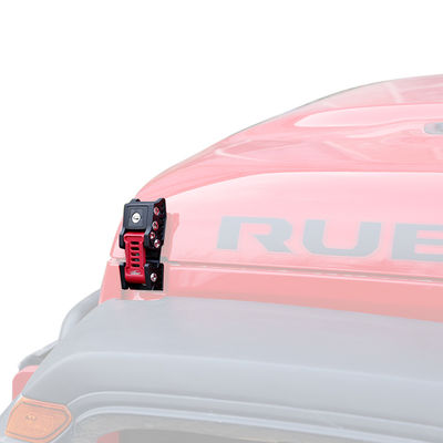 Anodizador duro de trabajo pesado CNC ensamblaje de llave de capó mecanizado para Jeep Wrangler 0.35kg/pc
