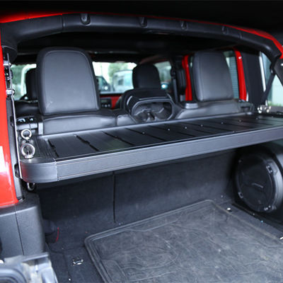 2012-2013 Año Landace Logotipo Jeep Wrangler JL Estante de almacenamiento de carga interior con estante de botas de mesa