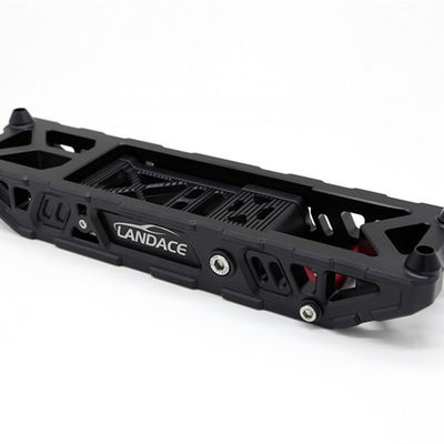 Pedal plegable de pies para automóviles para Jeep Wrangler JL JK Anodizado de aleación de aluminio CNC grabado