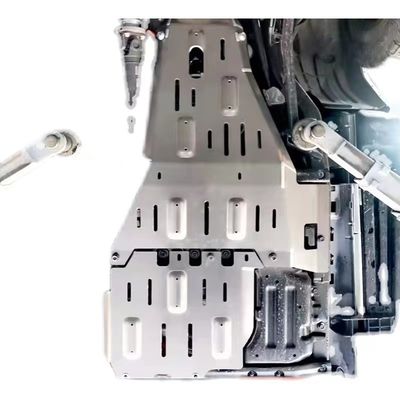 Aleación de aluminio de plata debajo de la cubierta del motor para Wrangler JK JL Accesorios todoterreno 4X4