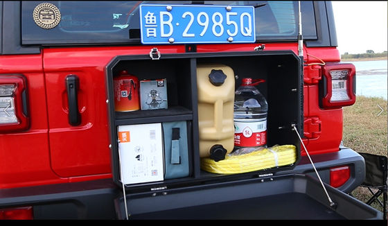 Caja de almacenamiento de la puerta trasera de Jeep JL para actualizaciones y modificaciones fuera de carretera para Wrangler JK