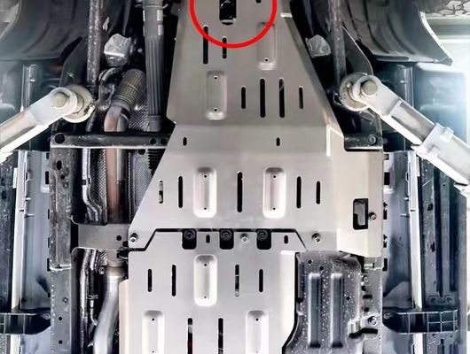 Cubierta de motor con tapa de barro para protector de trineos para Jeep Wrangler JL JK 2013-2017