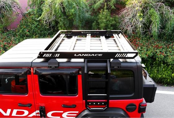 4x4 bastidor del techo del vehículo cesta para 18-23 Wrangler Rubicon Jeep Acero Construcción de aluminio