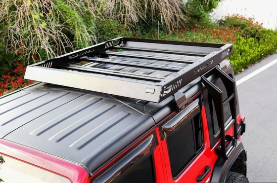4x4 bastidor del techo del vehículo cesta para 18-23 Wrangler Rubicon Jeep Acero Construcción de aluminio