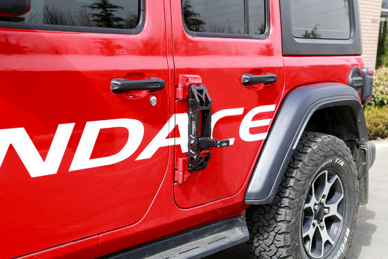 Acceso fácil al techo de la puerta del vehículo todoterreno Pedal de paso con bisagra para Jeep Wrangler JL JK