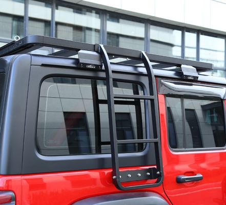 Landace Roof Rack Side Ladder Kit Perfecto ajuste para Jeep Wrangler 833 * 400 * 261mm N.W 6kg