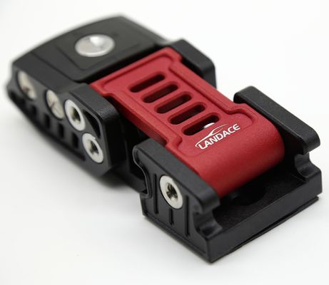 Año 2018- Kit de cerradura de capucha de proceso CNC negro para aventuras fuera de carretera de larga duración