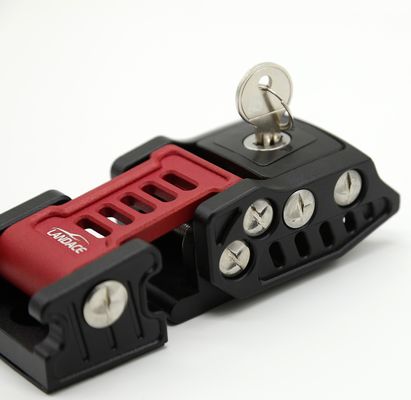 Año 2018- Kit de cerradura de capucha de proceso CNC negro para aventuras fuera de carretera de larga duración