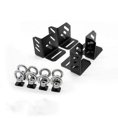 Diseño moderno de lavadora de tornillo negro plataforma de bastidor de techo de elevación giratoria anillo de elevación de acero inoxidable perno de ojo