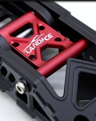 Testado de aleación de aluminio de puerta plegable bisagra paso pie pedale de la escalera Kit para Jeep Wrangler