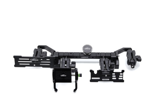 Consola central de aleación de aluminio negro Tablero de mando Montador de soporte de teléfono para 4 * 4 Jeep Wrangler Accesorio de modificación