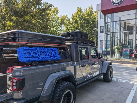 400kg de capacidad durable Jeep Roof Rack Bar con escaleras y portaequipajes de automóvil
