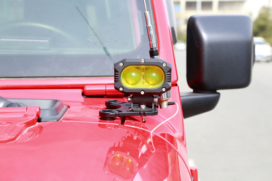 Jeep Wrangler JL/JLU A-Pillar Capó del parabrisas montaje soporte montantes de barra de luz fuera de carretera