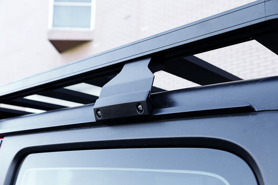 Jeep Wrangler Roof Rack 4 Runner Roof Roof Negro del coche Muelle de equipaje 1500*1425*55mm