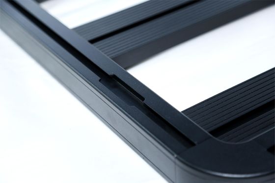 Auto negro de acero universal de aleación de aluminio 4x4 accesorios portaequipajes extraíble en el techo del automóvil
