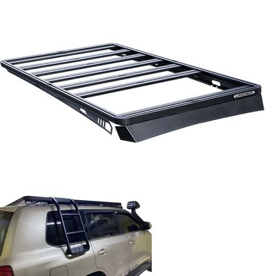 Repuesto de techo de aleación de aluminio negro montaje cesta para 4Runner techo de automóvil accesorios fuera de carretera