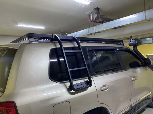 Repuesto de techo de aleación de aluminio negro montaje cesta para 4Runner techo de automóvil accesorios fuera de carretera