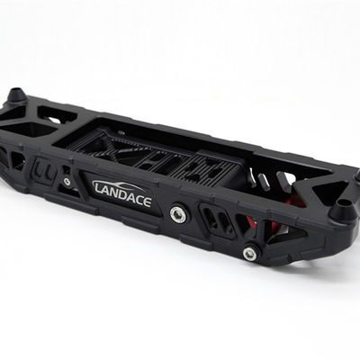 Qingdao Cartón Anodizado de aleación de aluminio duro Puerta lateral del techo Pedal de pie para Jeep Wrangler