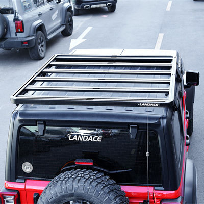 Montador de techo ajustable de acero y aleación de aluminio pulverizador de polvo de techo plano para jeep